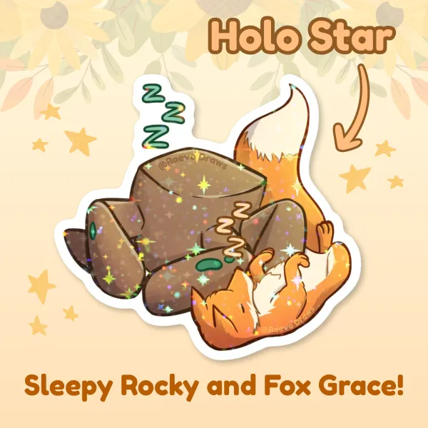 Rocky and Fox Grace Naptime: Holo Star