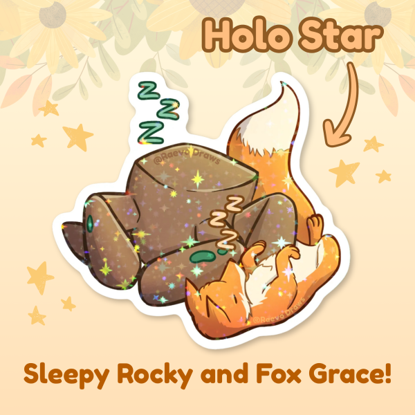 Rocky and Fox Grace Naptime: Holo Star