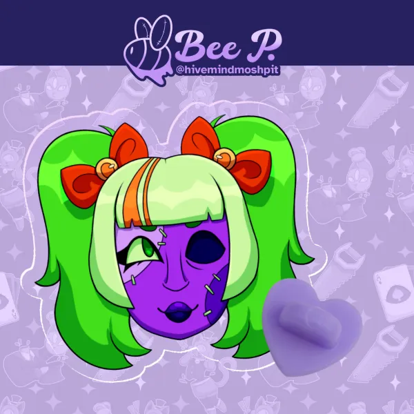 Zombie Girlz - Cheer Squad Ghoul Acrylic Pin