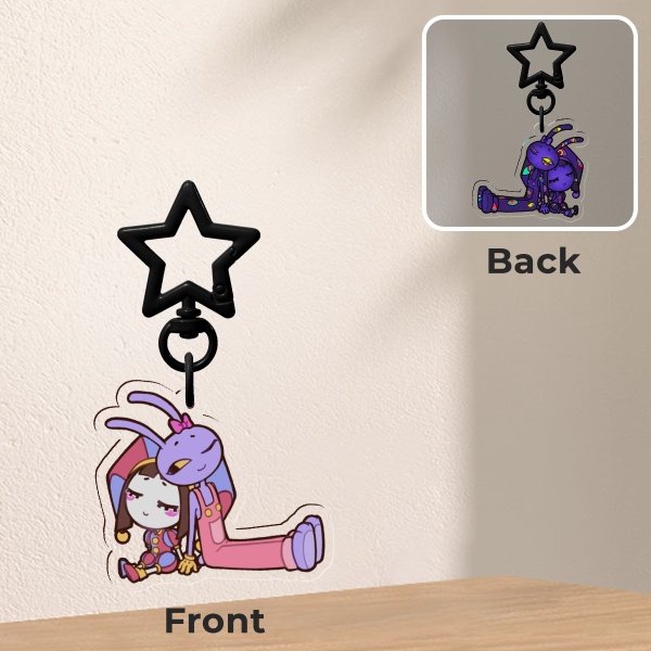 Funnybunny doublesided Keychain