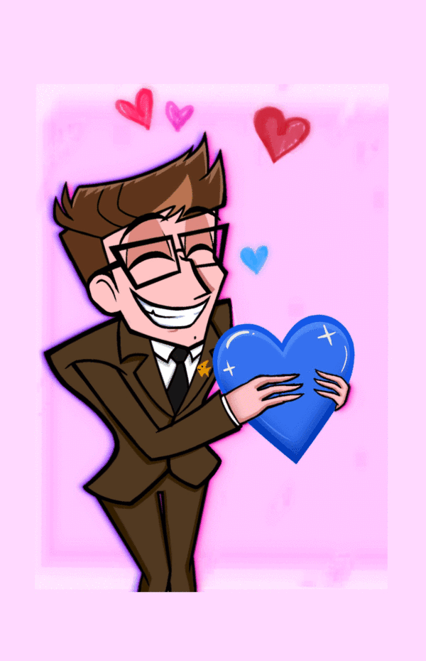 Weatherman's Plushie Lenticular Card