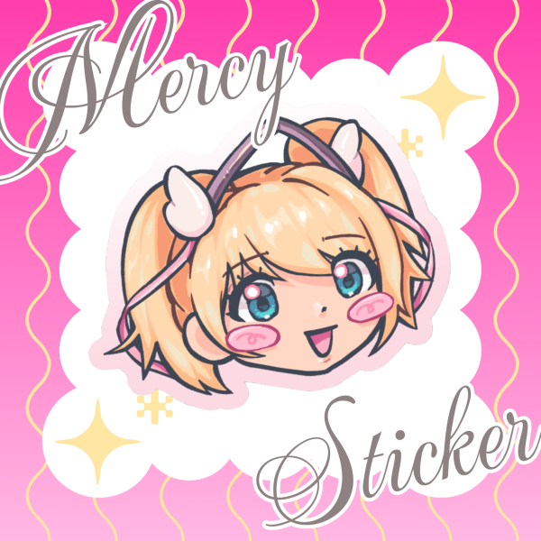 Pink Mercy Sticker