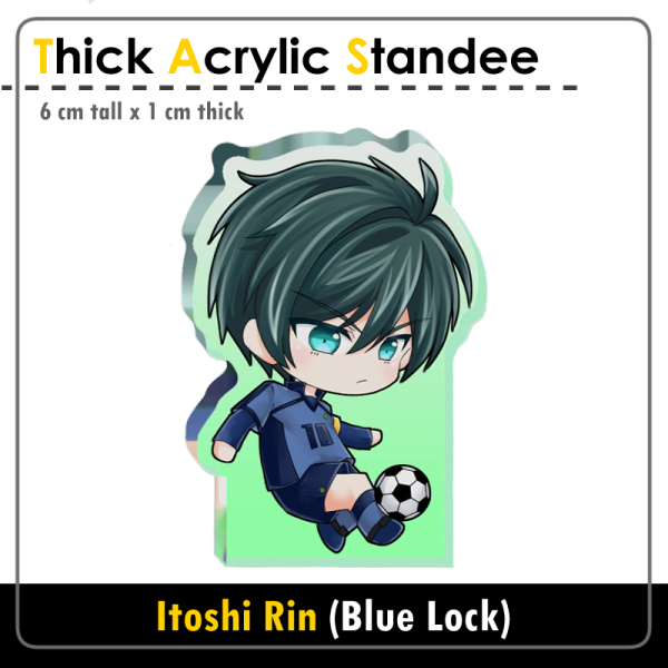Thick Acrylic Stand - Rin (Blue Lock)