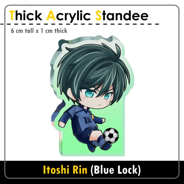 Thick Acrylic Stand - Rin (Blue Lock)