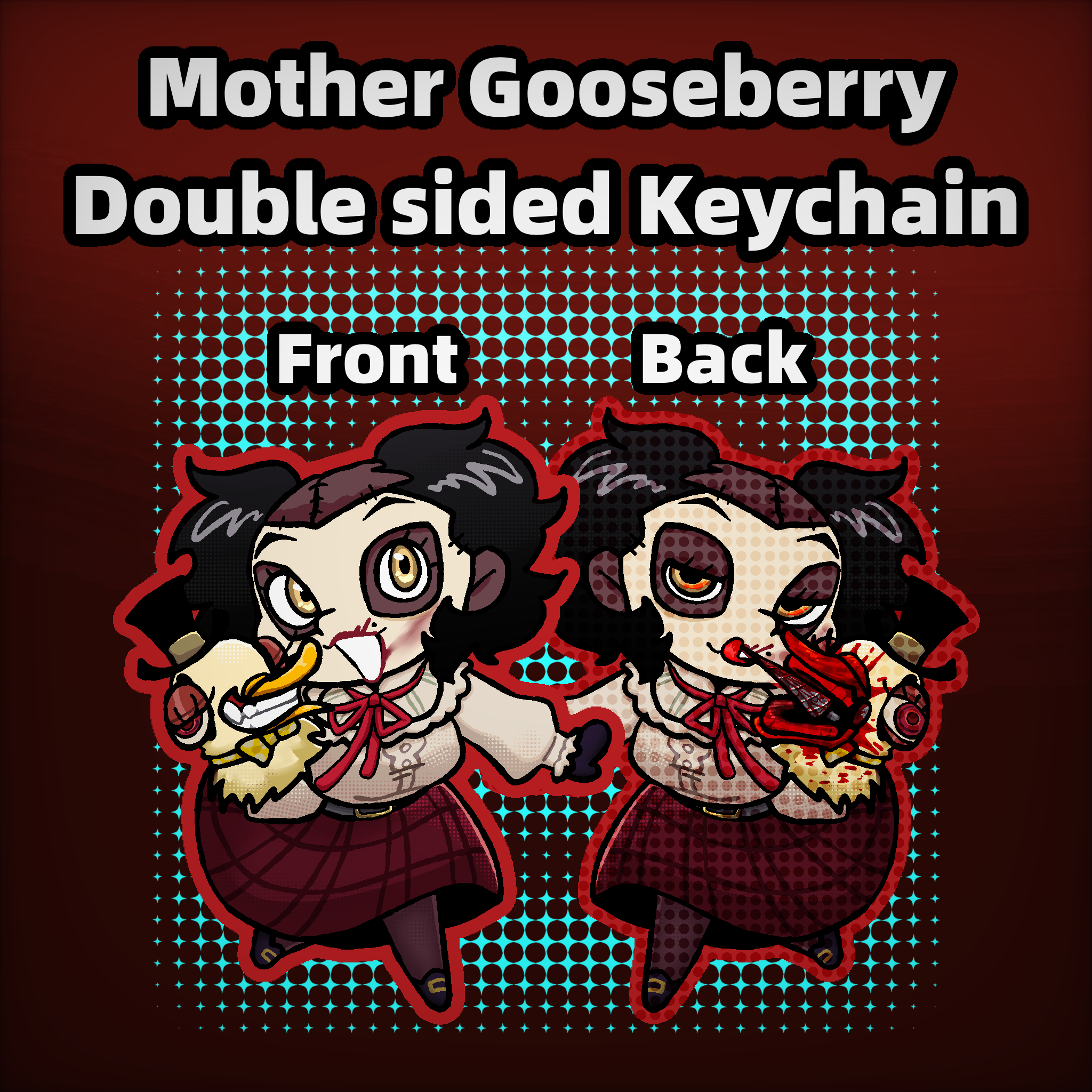 Gooseberry double sided Acrylic Keychain