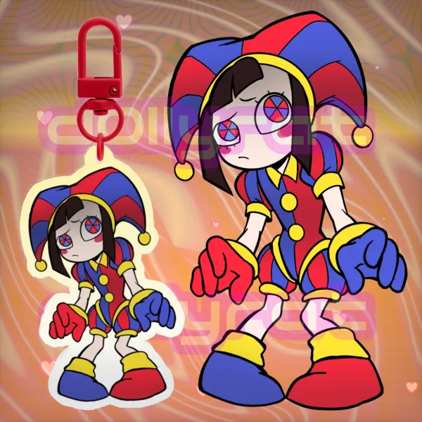 Pomni TADC Acrylic Keychains