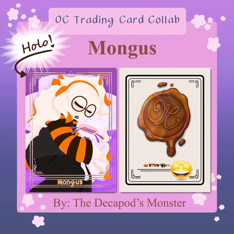 Mongus Aurora Photocard ~ OC Trading Card Collab