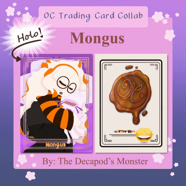 Mongus Aurora Photocard ~ OC Trading Card Collab