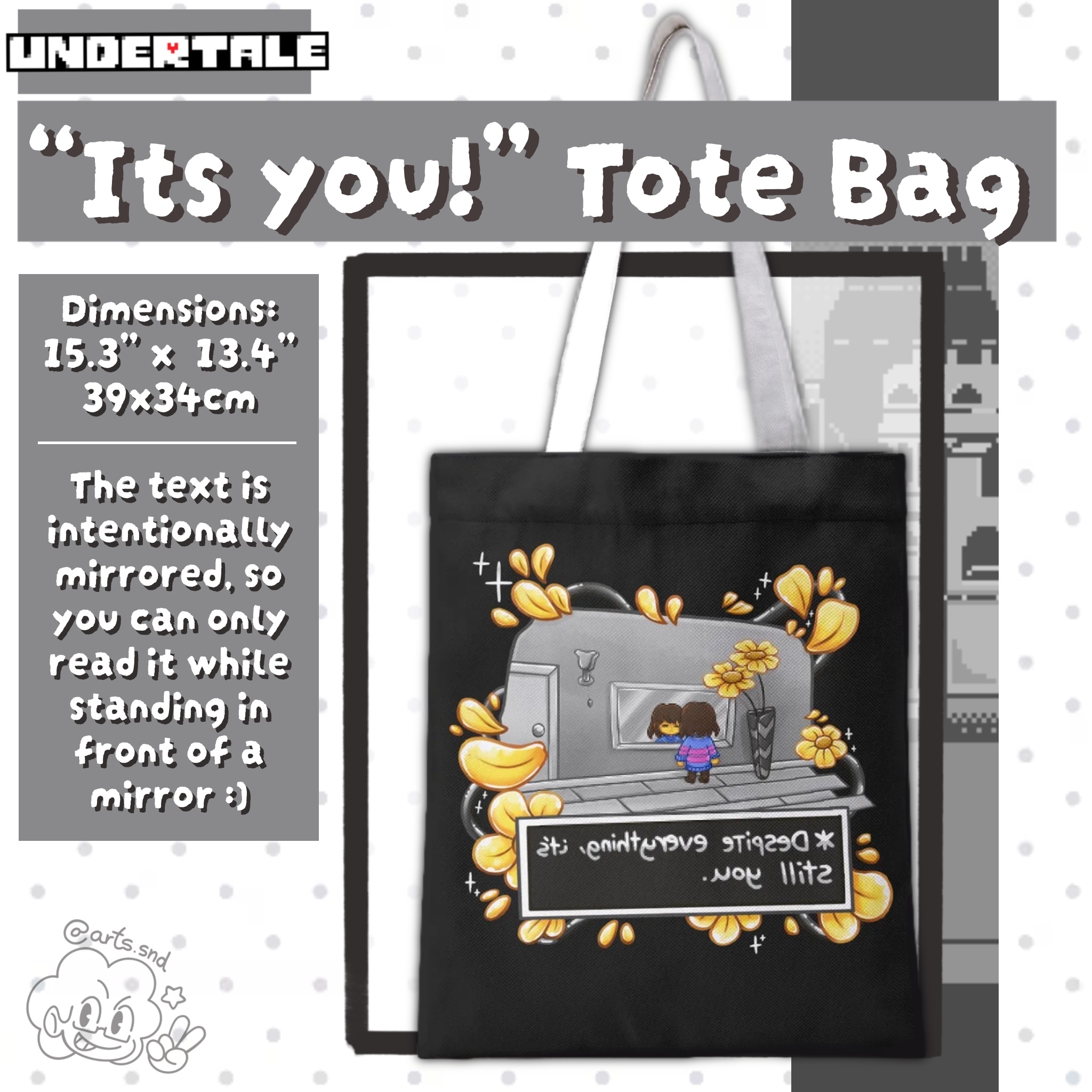 Despite Everything, It´s Still You Full-print Canvas Tote Bag | Undertale