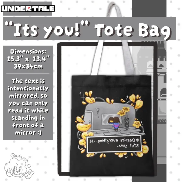 Despite Everything, It´s Still You Full-print Canvas Tote Bag | Undertale