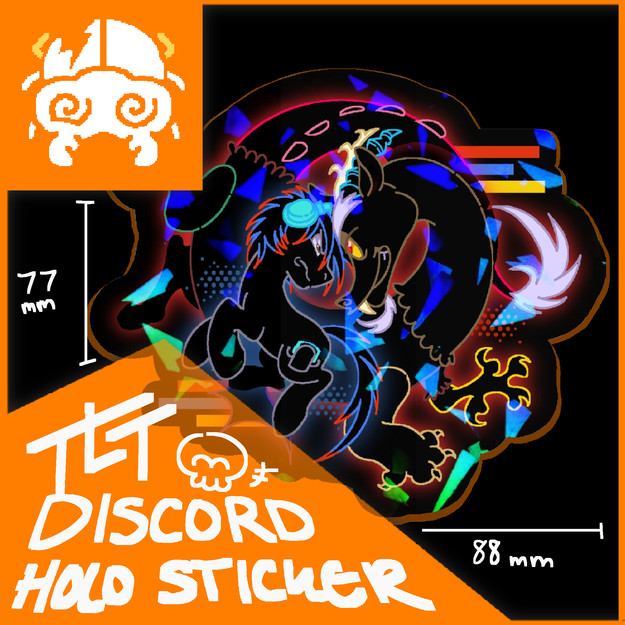 DISCORD Holo Sticker