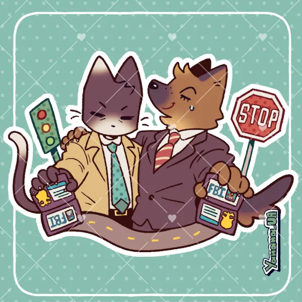 FBI - Clear Vinyl Stickers