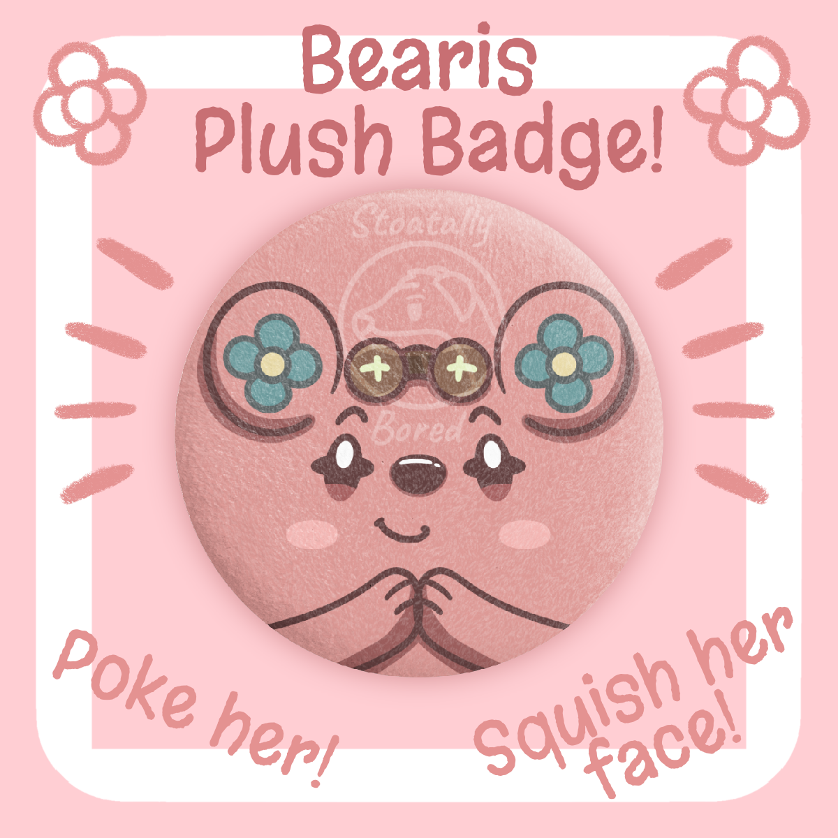 Bearis TGAA Soft Plush Badge