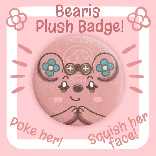 Bearis TGAA Soft Plush Badge
