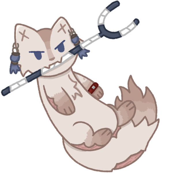 [GACHIAKUTA] Kitty Zanka acrylic keychain