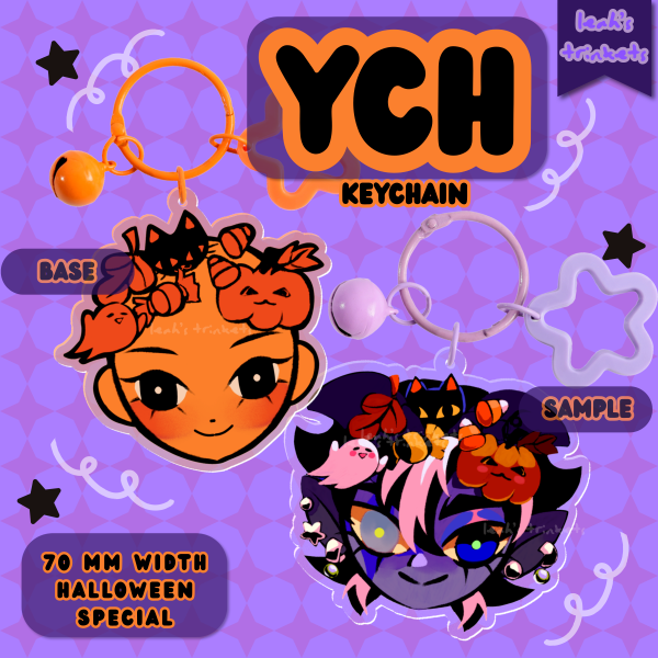 YCH Halloween Decora Inspired OC Acrylic Keychain