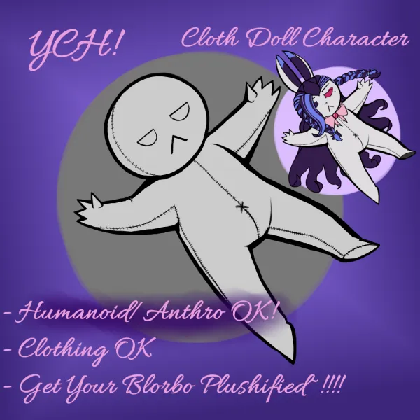 Marketable Plushie Beam YCH Pillow Keychain