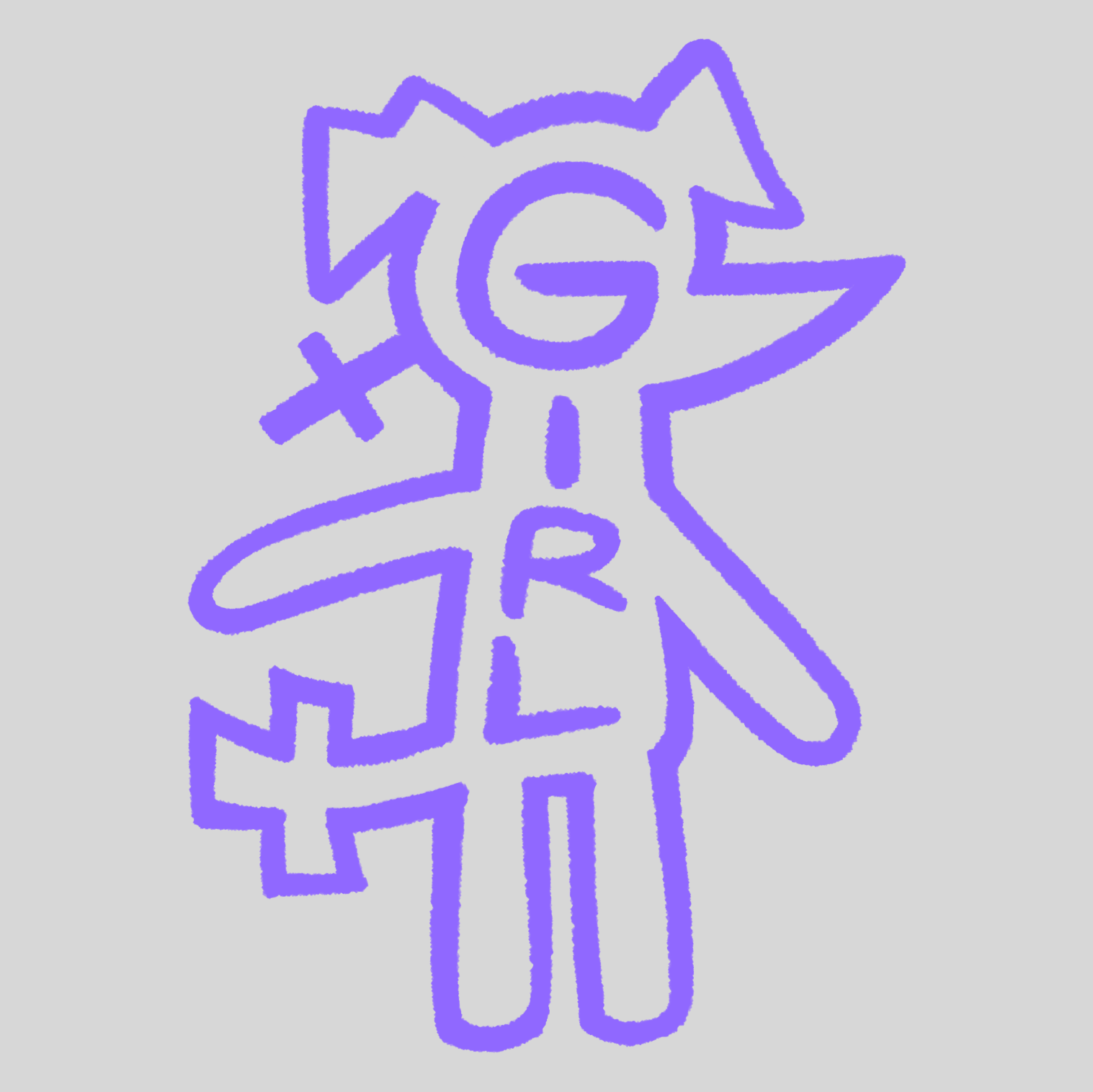 Doggirl Sticker
