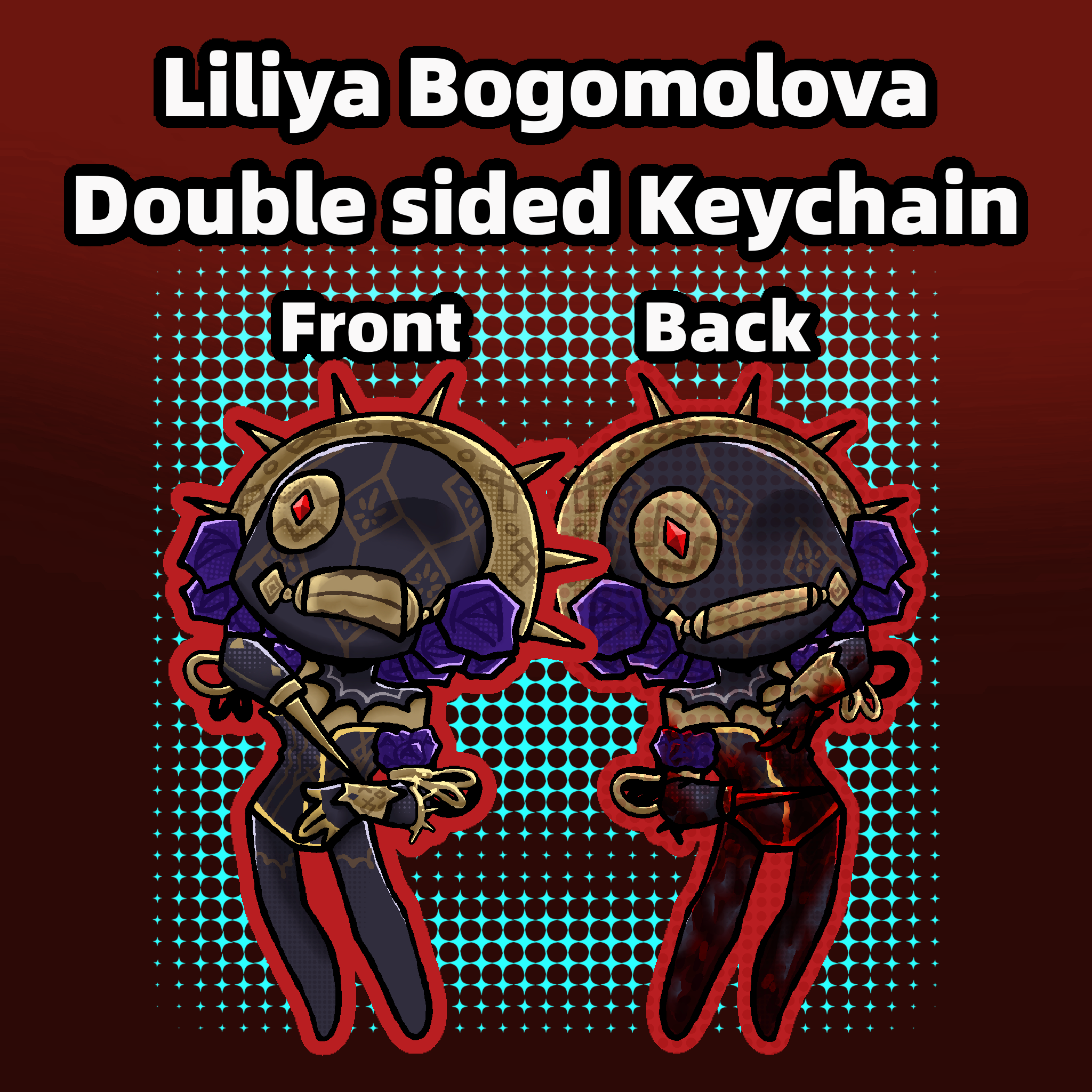 Liliya Bogomolova double sided Acrylic Keychain