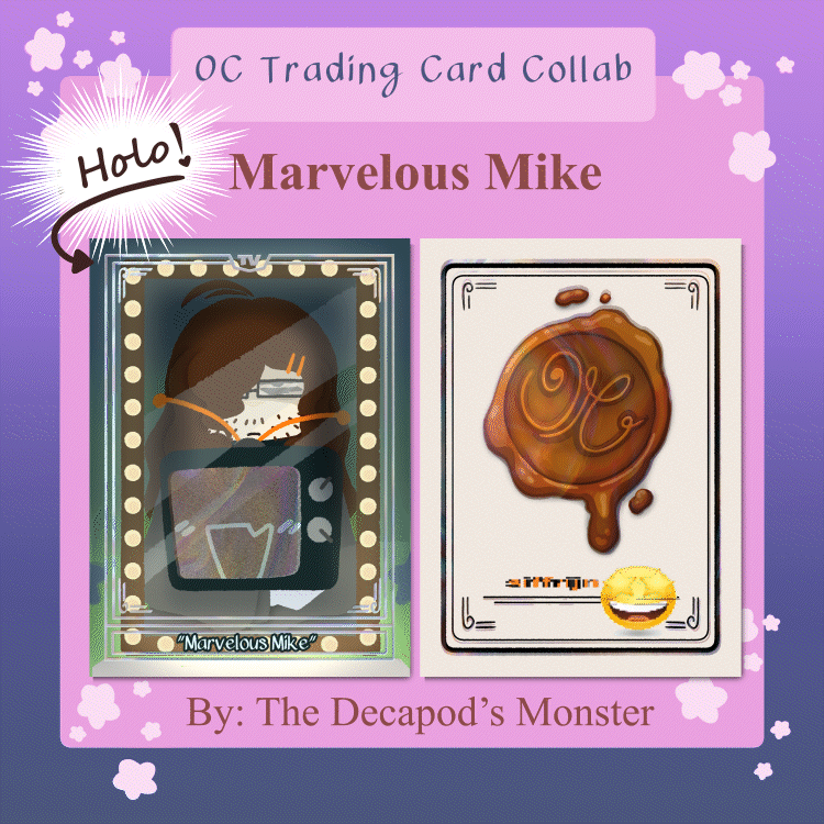 "Marvelous Mike" Aurora Photocard ~ OC Trading Card Collab
