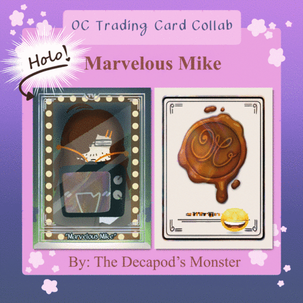 "Marvelous Mike" Aurora Photocard ~ OC Trading Card Collab