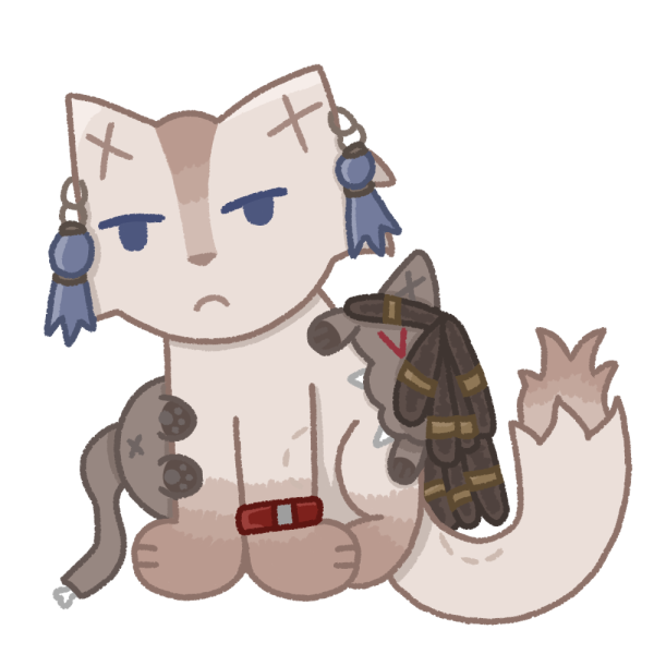 [GACHIAKUTA] Kitty Janka acrylic keychain