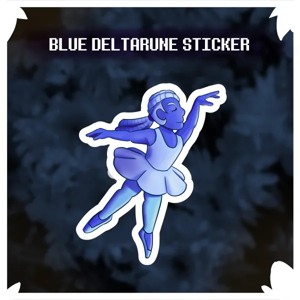 Blue deltarune sticker
