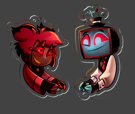 Sparksduo Magnet Keychains