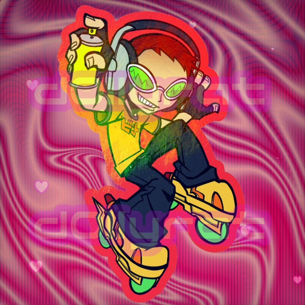 Beat Jet set radio JSR Die Cut Stickers