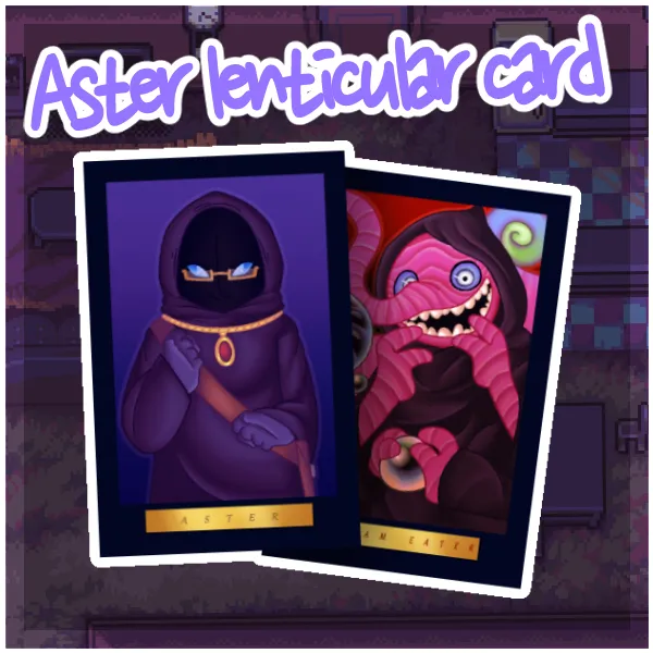 [Look Outside] Aster Lenticular Card