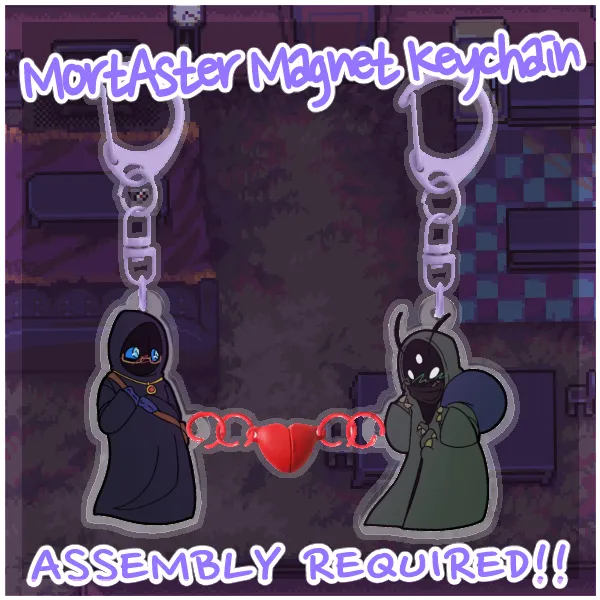 [Look Outside] MortAster Magnet Keychain