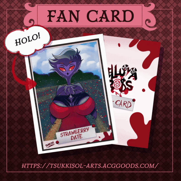 Stolas Fem || Helluva Boss || Fancard || Holographic Photocards