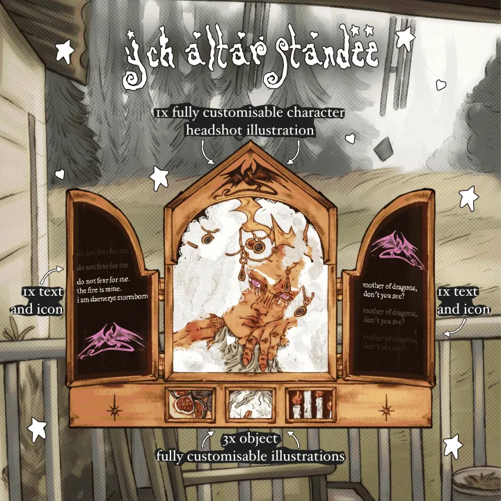 ych altar standee