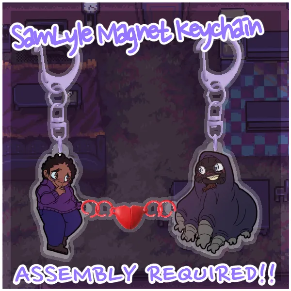 [Look Outside] SamLyle Magnet Keychain