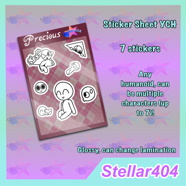 Sticker Sheet YCH