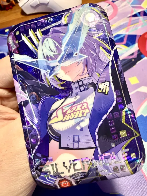 Silverwolf lvl 999 | Holographic Rectangular Badges