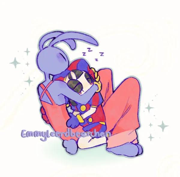Jax and Pomni Acrylic Keychain