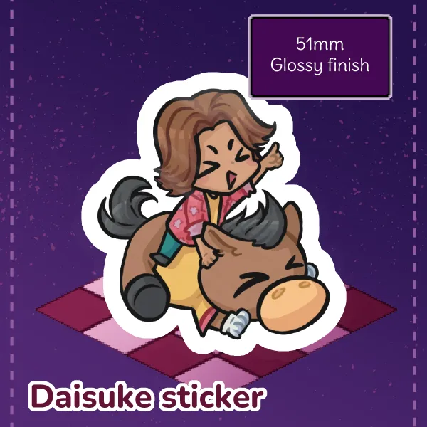Daisuke Die Cut Sticker (Mouthwashing)