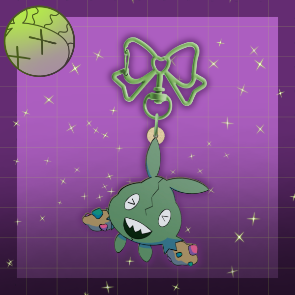 Trubbish Wood Keychain - GYM LEADER 2026 COLLAB