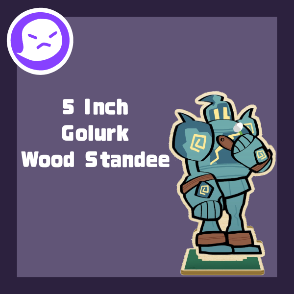 5-Inch Golurk Wood Standee