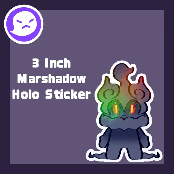 3-Inch Marshadow Holo Sticker