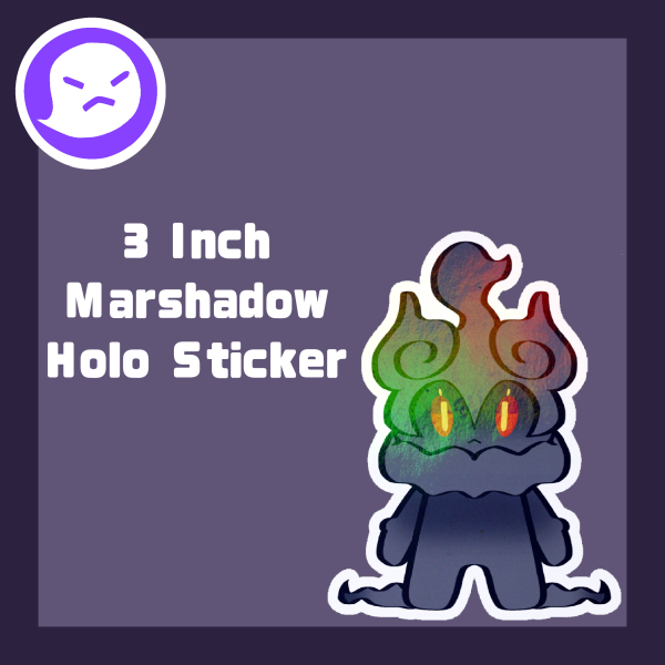 3-Inch Marshadow Holo Sticker