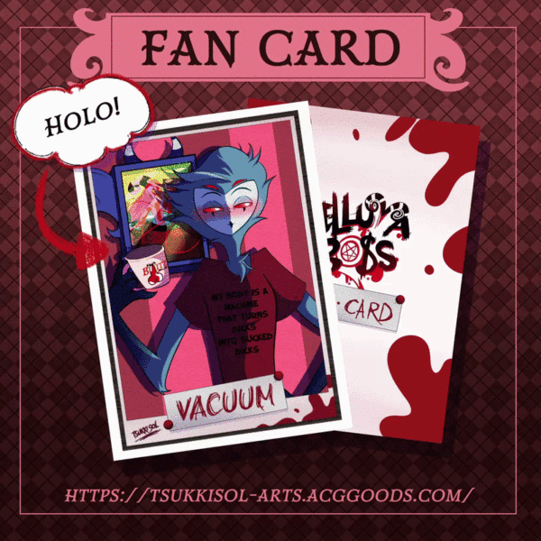 Stolas || Helluva Boss || Fan Card || Holographic Photocards