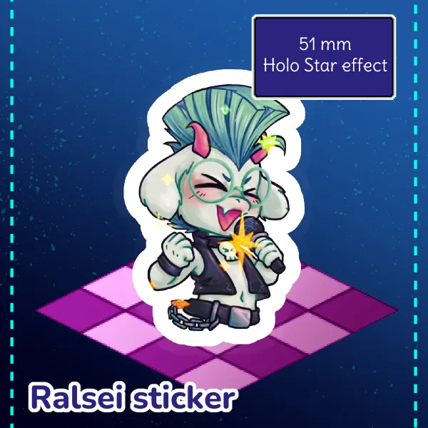 Ralsei Die Cut Sticker (Deltarune)