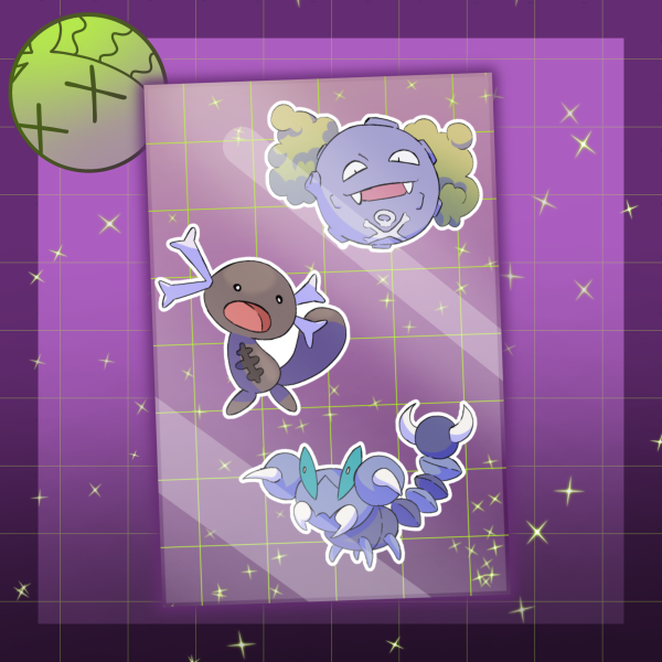 Poison Collection Sticker Sheet - GYM LEADER 2026 COLLAB