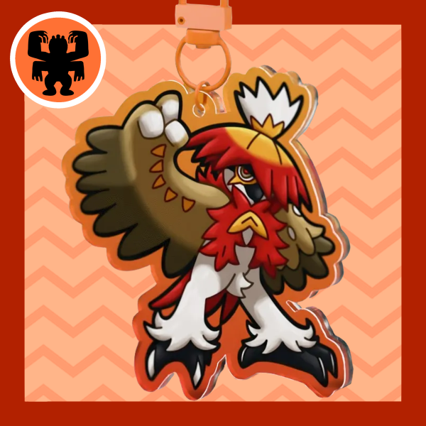 Hisuian Decidueye Acrylic Keychain