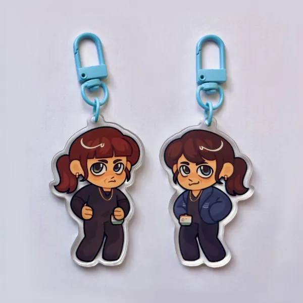 Cassie McKay Keychain (Blue Clasp)