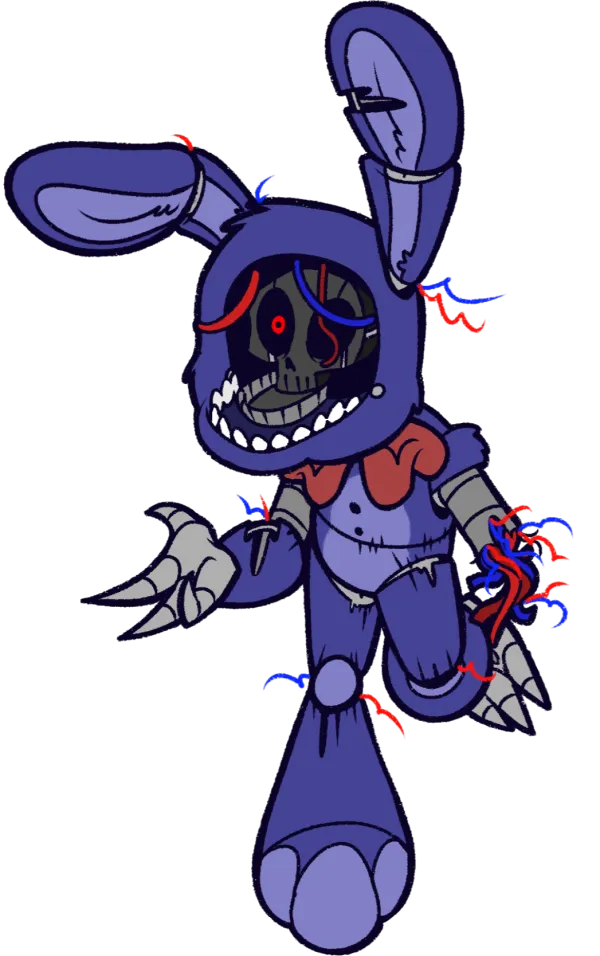 Withered Bonnie Keychain