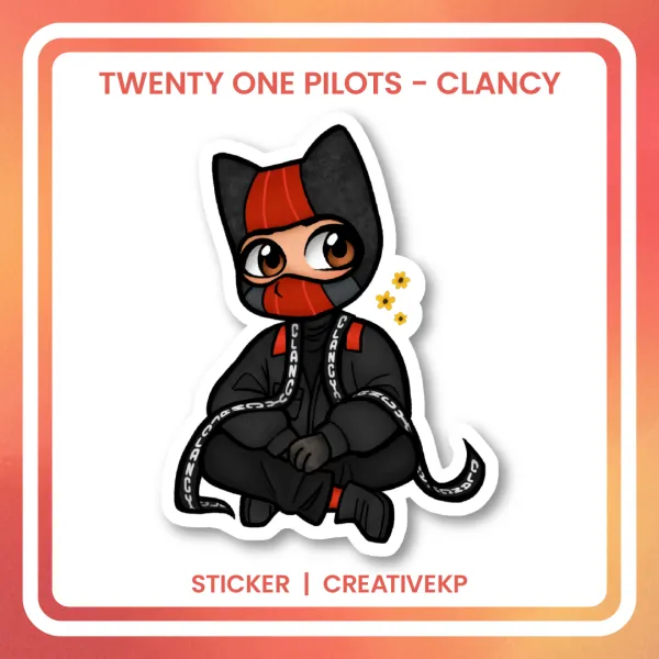 Clancy - Twenty One Pilots - Sticker