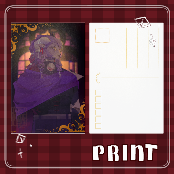 Cult of the Lamb Postcard/Print - The Knight